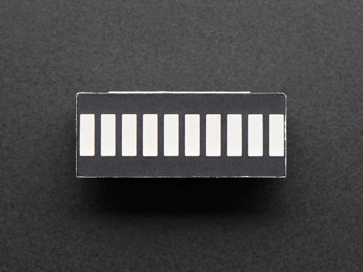 10 Segment Light Bar Graph LED Display - Yellow