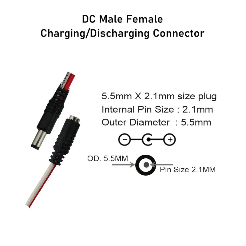 12V 2200 mAh Rechargeable Lithium Battery Pack with Warranty  for GPS, CCTV, Industrial and Commercial Application