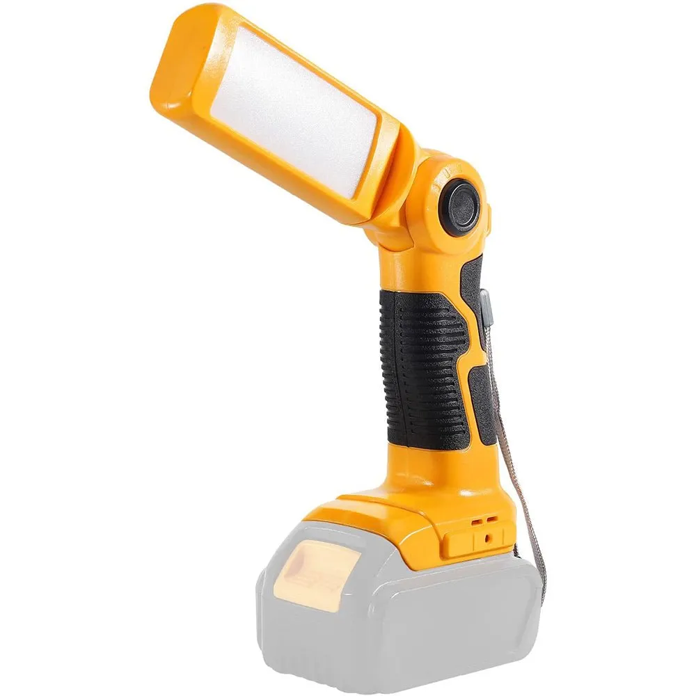 12W 1000LM 20v Led Work Light Powered by Dewalt 20v Lithium Ion Batteries
