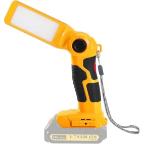 12W 1000LM 20v Led Work Light Powered by Dewalt 20v Lithium Ion Batteries