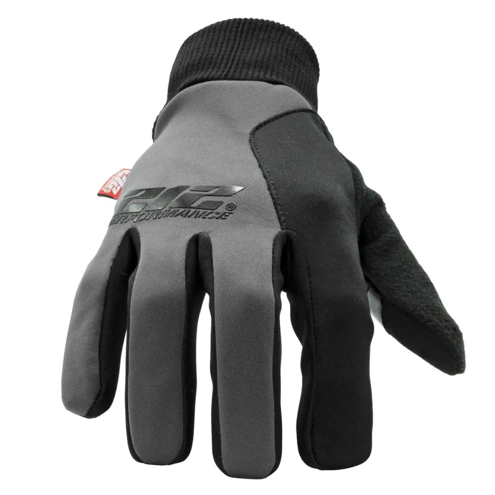 212 Performance TEJG-0611 Touchscreen Compatible Silicone Palm Economy Tundra Jogger Gloves, X-Large Gray