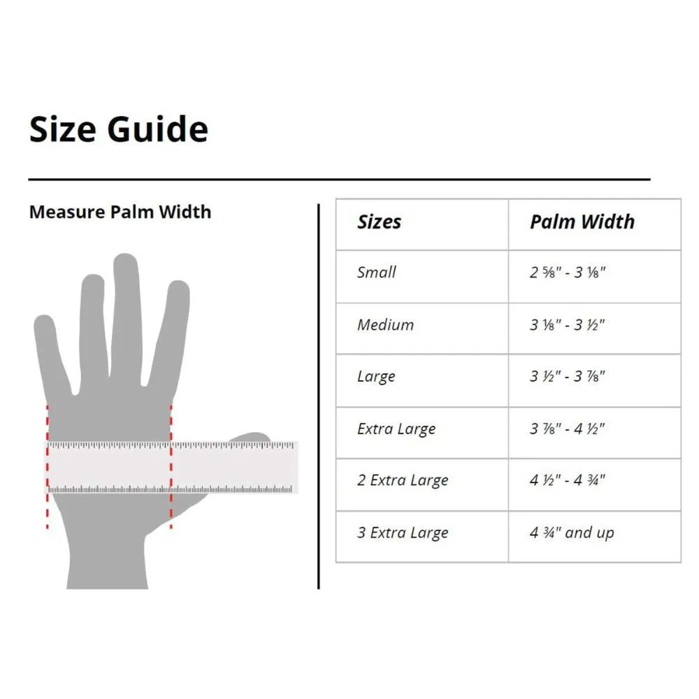 212 Performance TJG-0513 Silicone Palm Zipper Cuff Tundra Jogger Gloves, 3X-Large Black