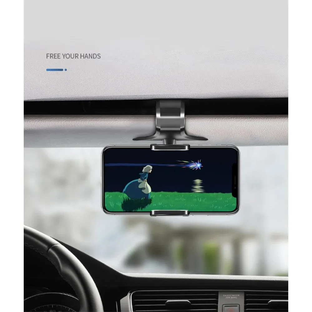 3 in 1 Car GPS Smartphone Holder: Dashboard / Visor Clamp   AC Grid Clip for Alcatel OT-690 - Black
