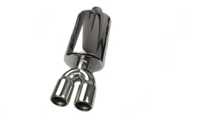 3 Inch Twin Pipe Stainless Steel Rear Silencer