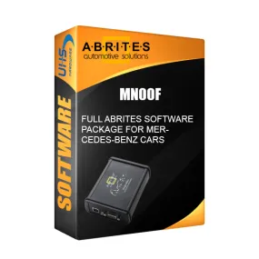 ABRITES - MN00F - Full Mercedes-Benz Special Functions Set For Passenger Vehicles. Includes MN030, MN032, MN033, MN034, & MN035