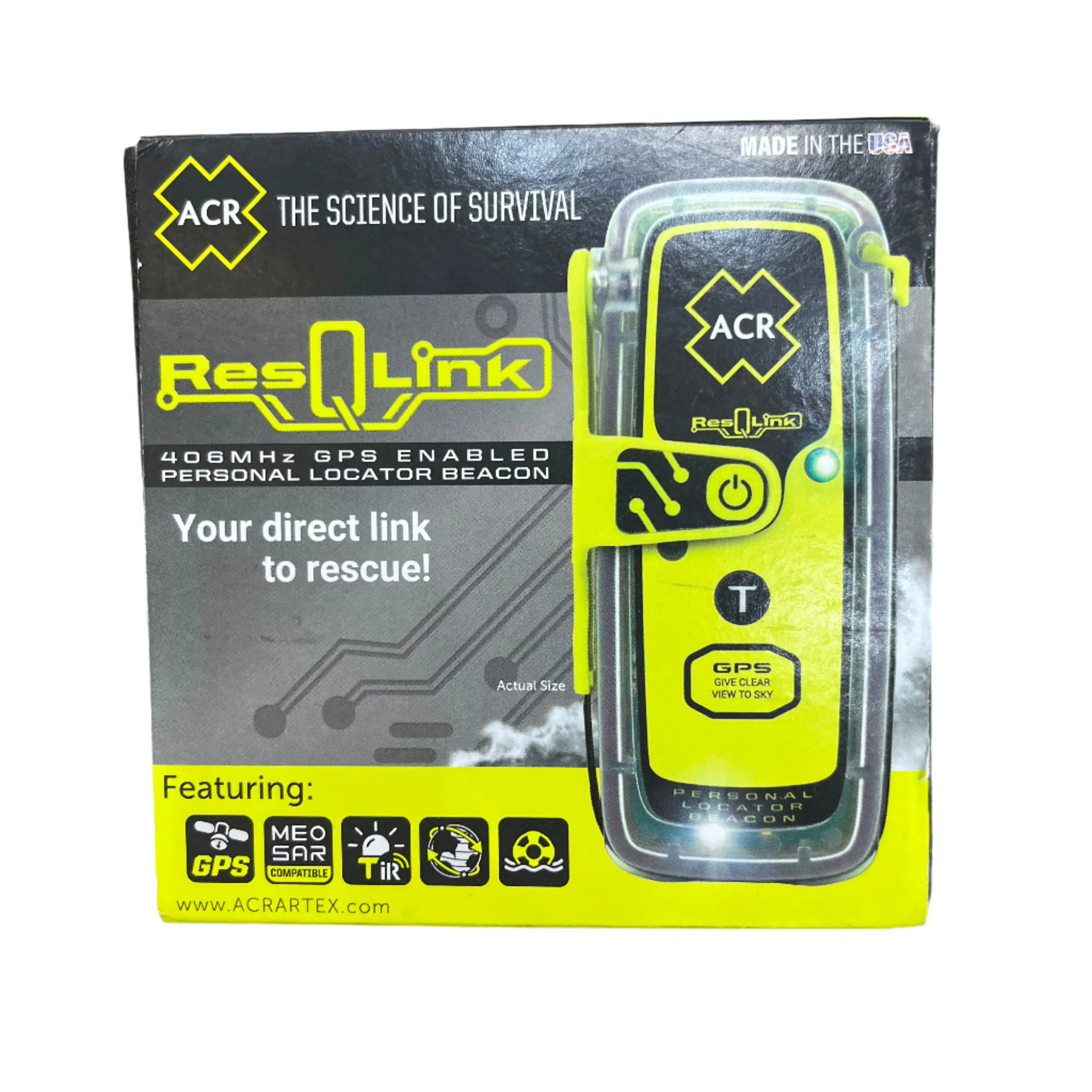 ACR ResQLink 400 - SOS Personal Locator Beacon with GPS (Open Box)