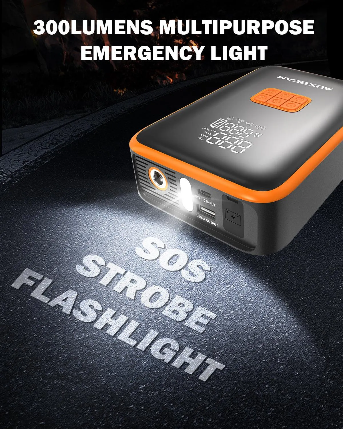 🆕AJ3500 Series 3500A Jump Starter with Air Compressor 120PSI Tire Inflator For 8L Gas/ 6L Diesel Engine