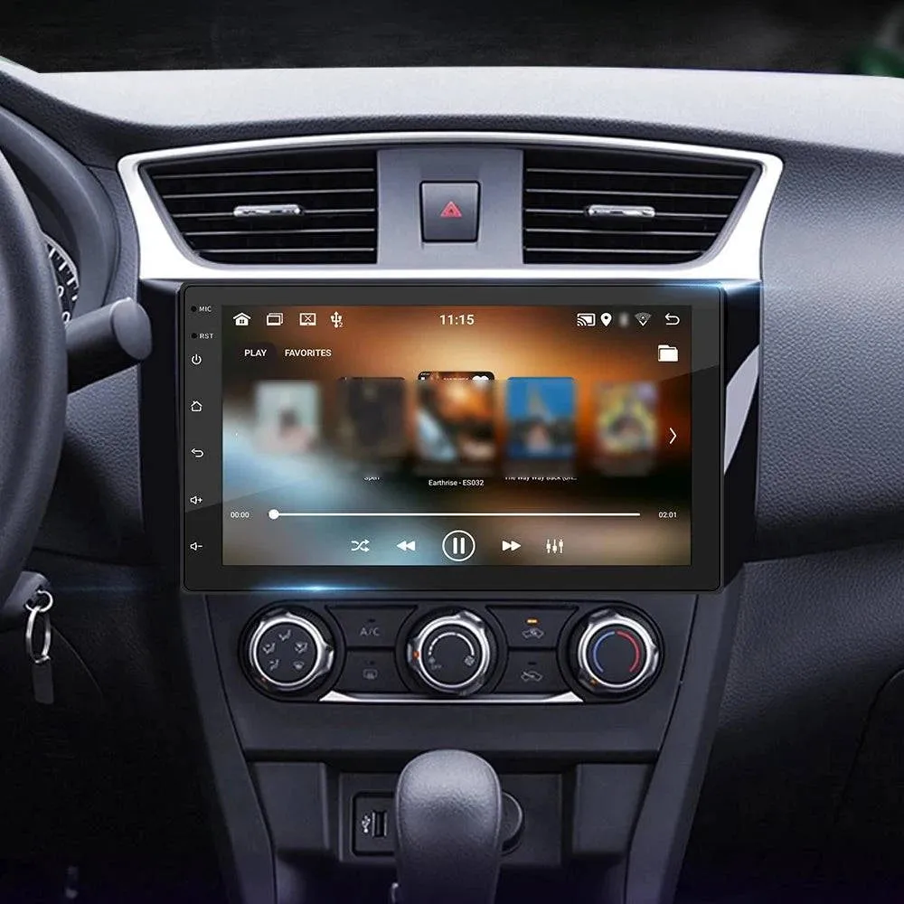Android 11 Car Stereo Double Din GPS Navigation FM Radio with 7 Inch Touchscreen Support WIFI/AUX/U-Disk with Reverse Camera