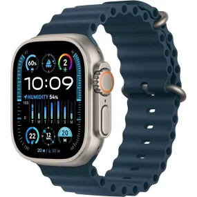 Apple Watch Ultra 2 [GPS   Cellular 49mm] Smartwatch with Rugged Titanium Case & Blue Ocean Band