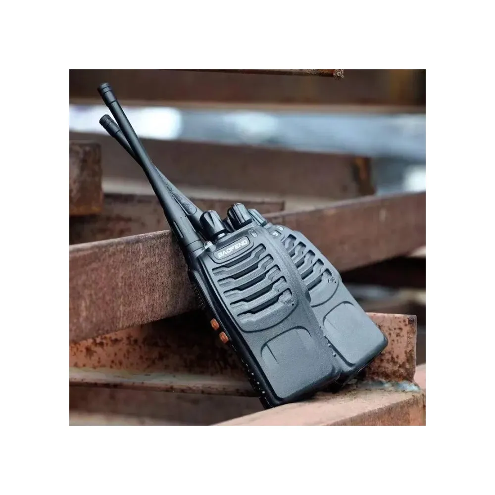 BaoFeng BF-888S (Set of 5/6/7/8/9/10) Walkie-Talkie UHF Transceiver 5W Two-Way Radio with 16 Store Channels, 400-470MHz Frequency Range, 5km Max. Talking Range, Clear Voice Output, 1500mAh Battery Capacity, IP45 Waterproof