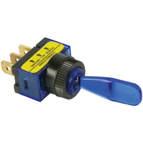 BATTERY DOCTOR 20503 On/off Illuminated 20-Amp Toggle Switch (Blue)