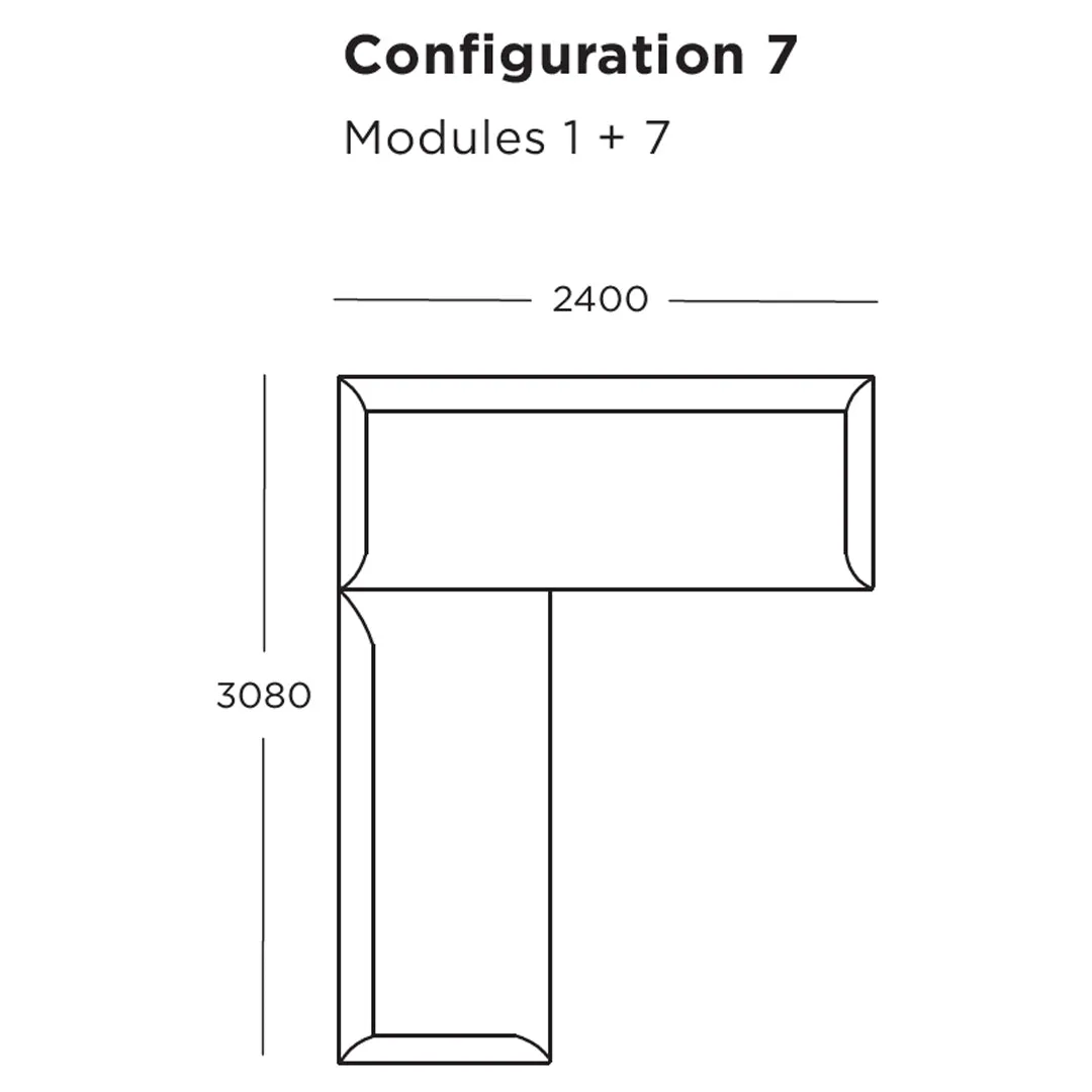 Blade Modular Sofa (Modules 1-8)