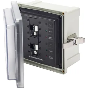 Blue Sea Panel Enclosure Dual 120v AC 30A ELCI Main Surface Mount System