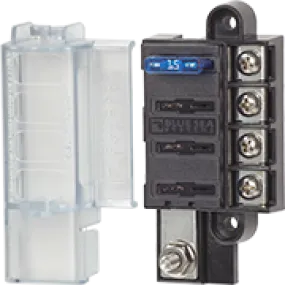 Blue Sea Systems ST Blade Compact Fuse Blocks - 4 Circuits 5045