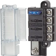 Blue Sea Systems ST Blade Compact Fuse Blocks - 4 Circuits 5045