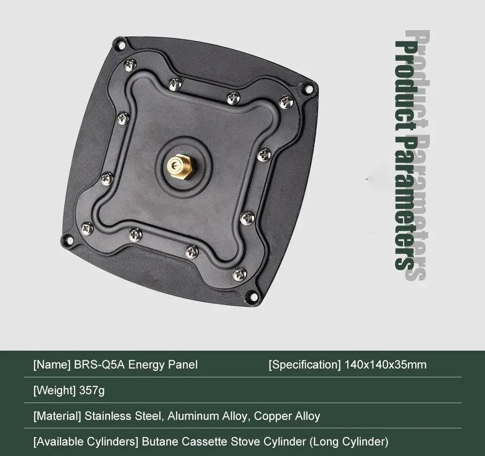 BRS-Q5A Camping Trip Power Tank Energy Board high strength polycarbonate bottle shell outdoor energy