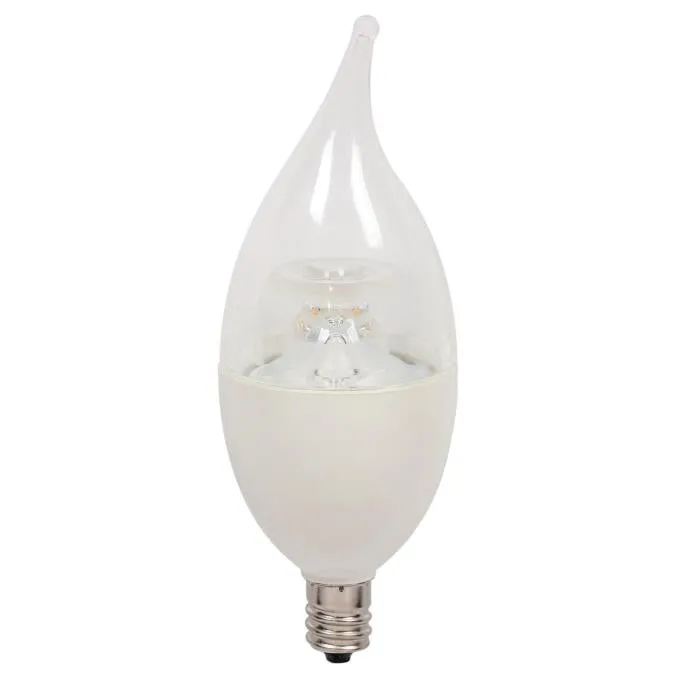 C13 7-Watt (60 Watt Equivalent) Candelabra Base Soft White LED Lamp