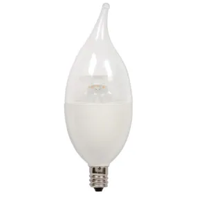 C13 7-Watt (60 Watt Equivalent) Candelabra Base Soft White LED Lamp
