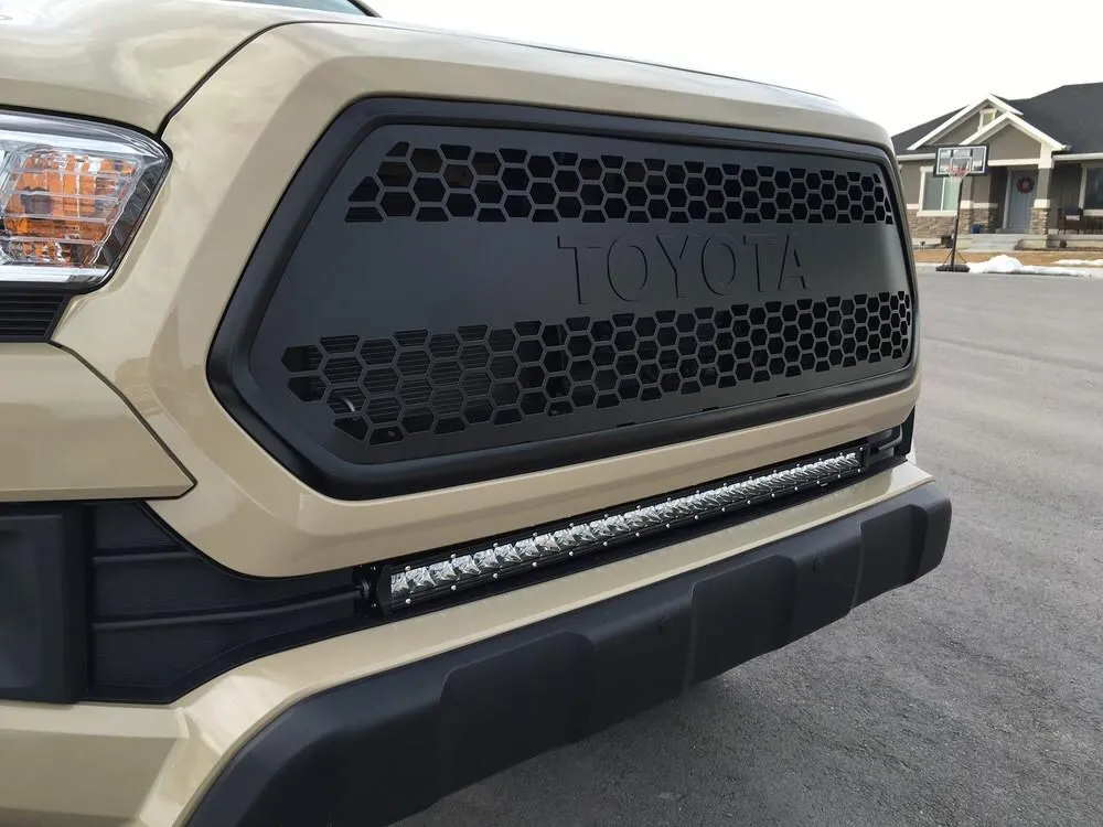 CALI RAISED LED 2016-2022 Toyota Tacoma 32" Lower Bumper Flush Slim Light Bar Mounting Brackets