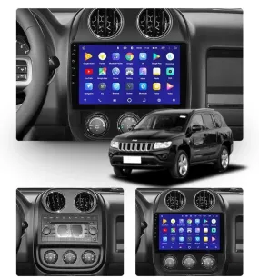 Car Dealz 10.2" Android 10.0 Jeep Compass 1 MK 2009-2015 In Dash Plus OEM Fascia