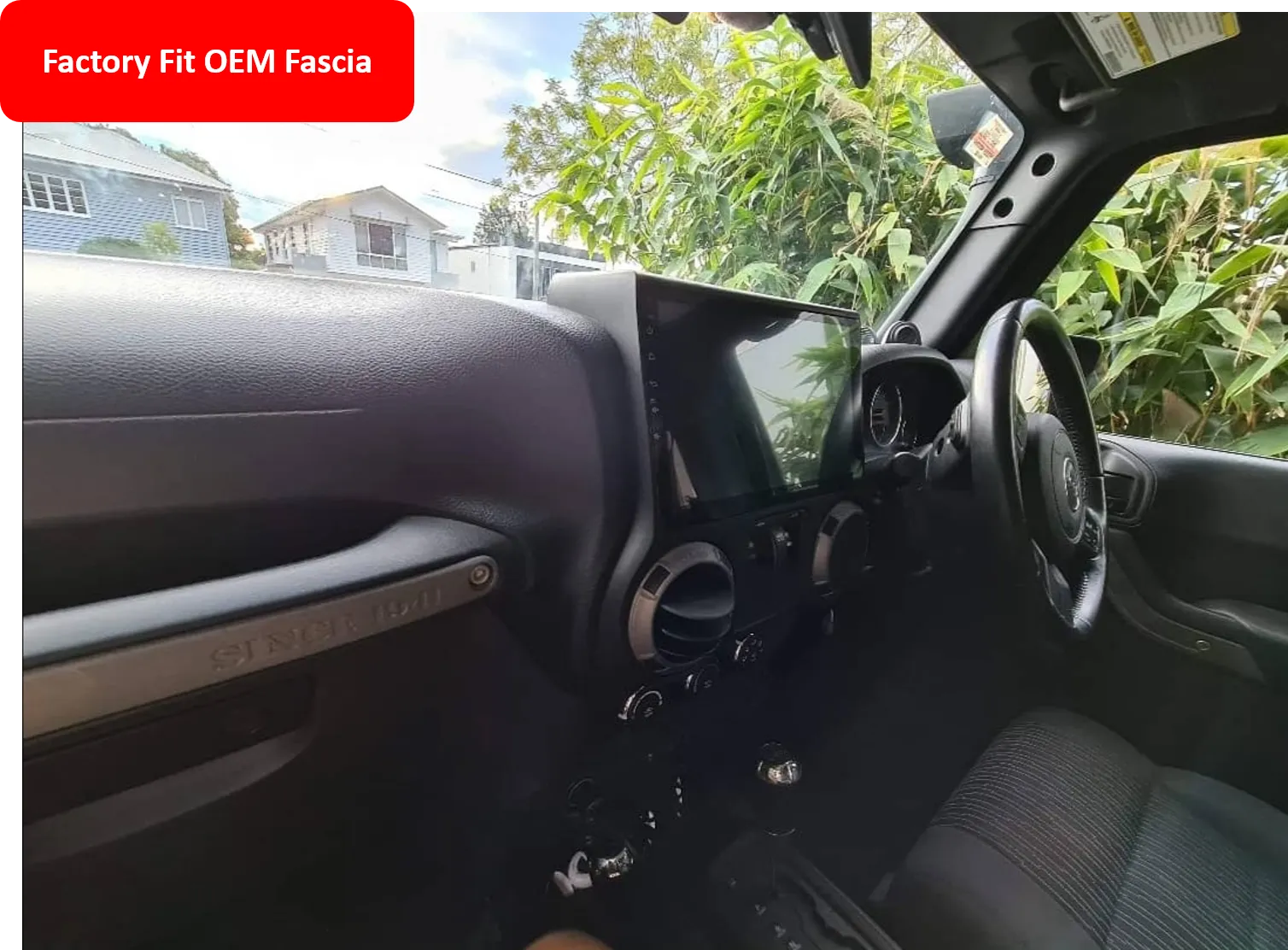 Car Dealz 10.2" Android 10.0 Jeep Compass 2 MP 2016-2018 In Dash Plus OEM Fascia