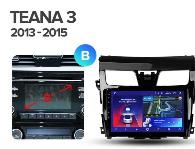 Car Dealz 10.2" Android 10.0 Nissan Teana J33 2013-2015 w CAM In Dash Plus OEM Fascia