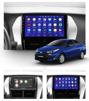 Car Dealz 10.2" Android 10.0 Toyota Yaris Vios 2017-2020 In Dash Plus OEM Fascia