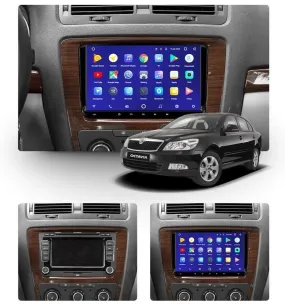 Car Dealz 9" Android 10.0 Skoda Octavia 2 2004-2009 with CAM In Dash Plus OEM Fascia