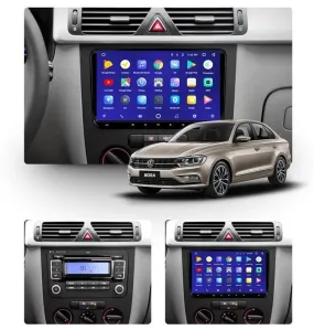 Car Dealz 9" Android 10.0 Volkswagen Bora 2008-2012 w CAM In Dash Plus OEM Fascia