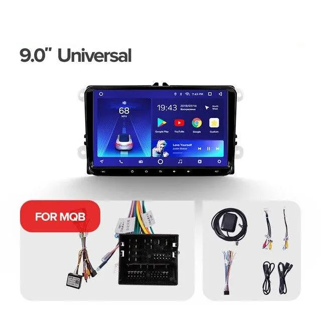 Car Dealz 9" Android 10.0 Volkswagen Bora 2008-2012 w CAM In Dash Plus OEM Fascia