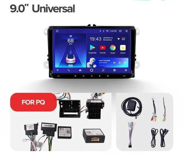Car Dealz 9" Android 10.0 Volkswagen Jetta 5 2005-2010 In Dash Plus OEM Fascia