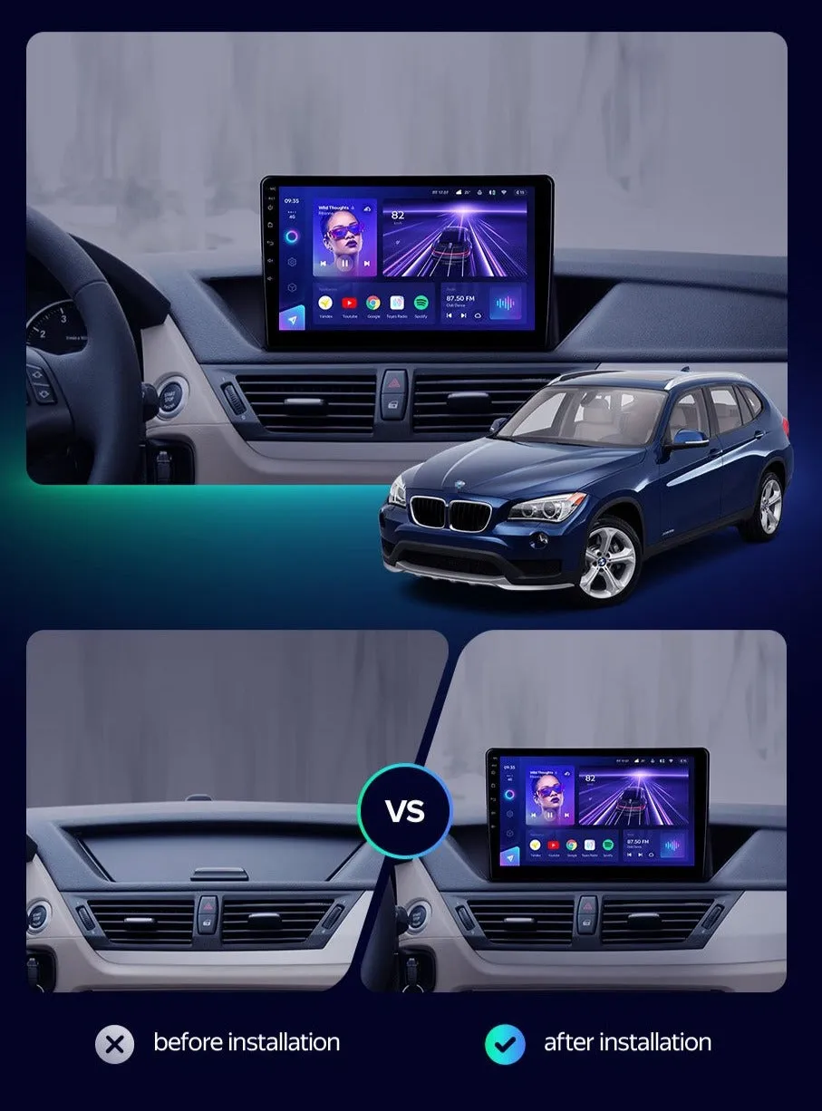 Car Dealz Elite 4G Data Model 10.2" Android 12.0 For BMW X1 E84 2009 - 2012 In Dash Plus OEM Fascia