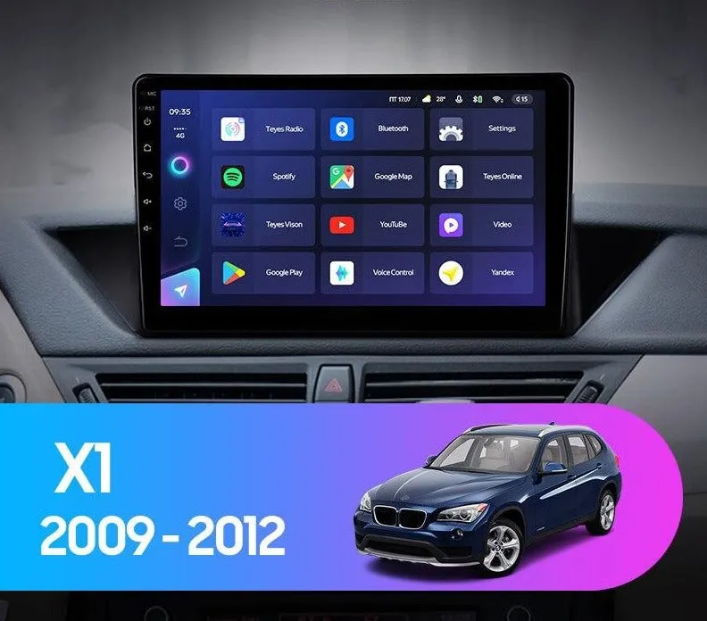 Car Dealz Elite 4G Data Model 10.2" Android 12.0 For BMW X1 E84 2009 - 2012 In Dash Plus OEM Fascia