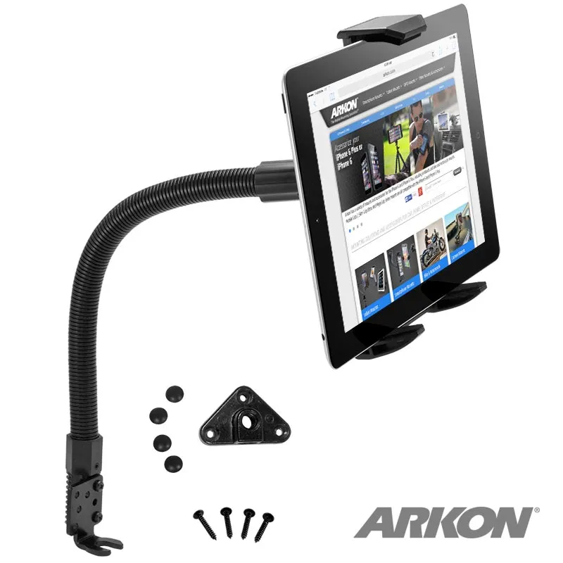 Car or Truck Seat Rail or Floor Tablet Mount for iPad, Note, and more