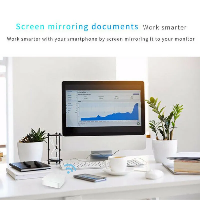 Car WiFi Display Miracast Box Mirror Link Adapter Airplay DLNA