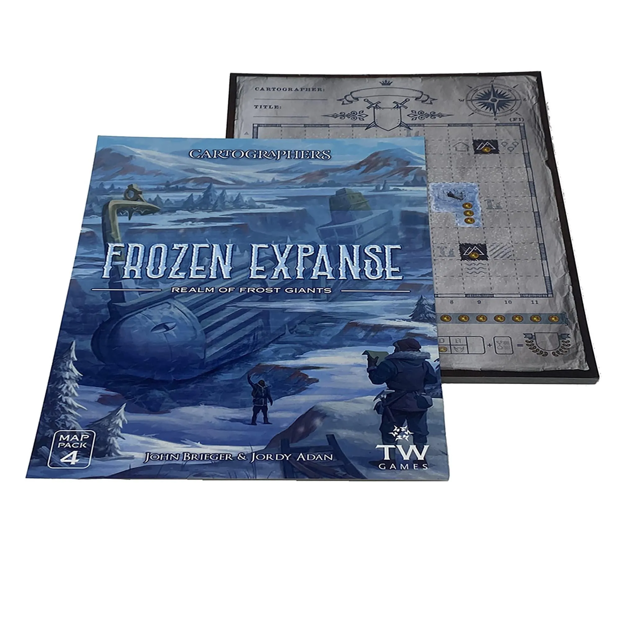 Cartographers Map Pack 4: Frozen Expanse – Realm of Frost Giants