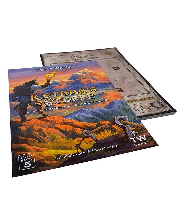 Cartographers Map Pack 5: Kethra's Steppe – Redtooth & Goldbelly