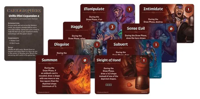 Cartographers: Skills Mini Expansion 2