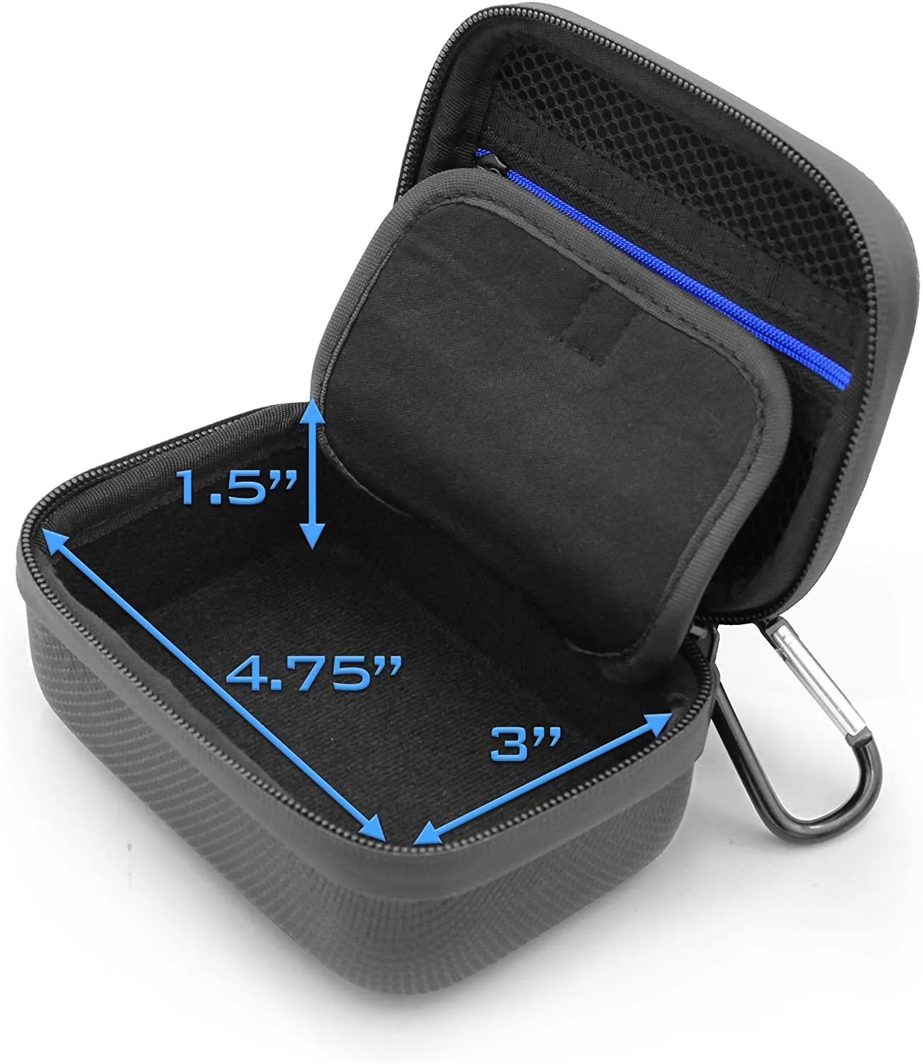 CASEMATIX Hard Shell Travel Case Compatible with Garmin Oregon 750t, 750, 700, 650t, 650, 600t, 600 and More - Travel Case with Lanyard for GPS