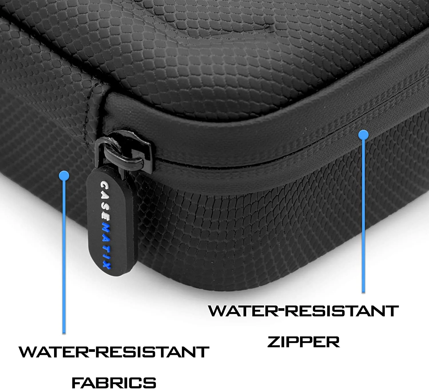 CASEMATIX Hard Shell Travel Case Compatible with Garmin Oregon 750t, 750, 700, 650t, 650, 600t, 600 and More - Travel Case with Lanyard for GPS