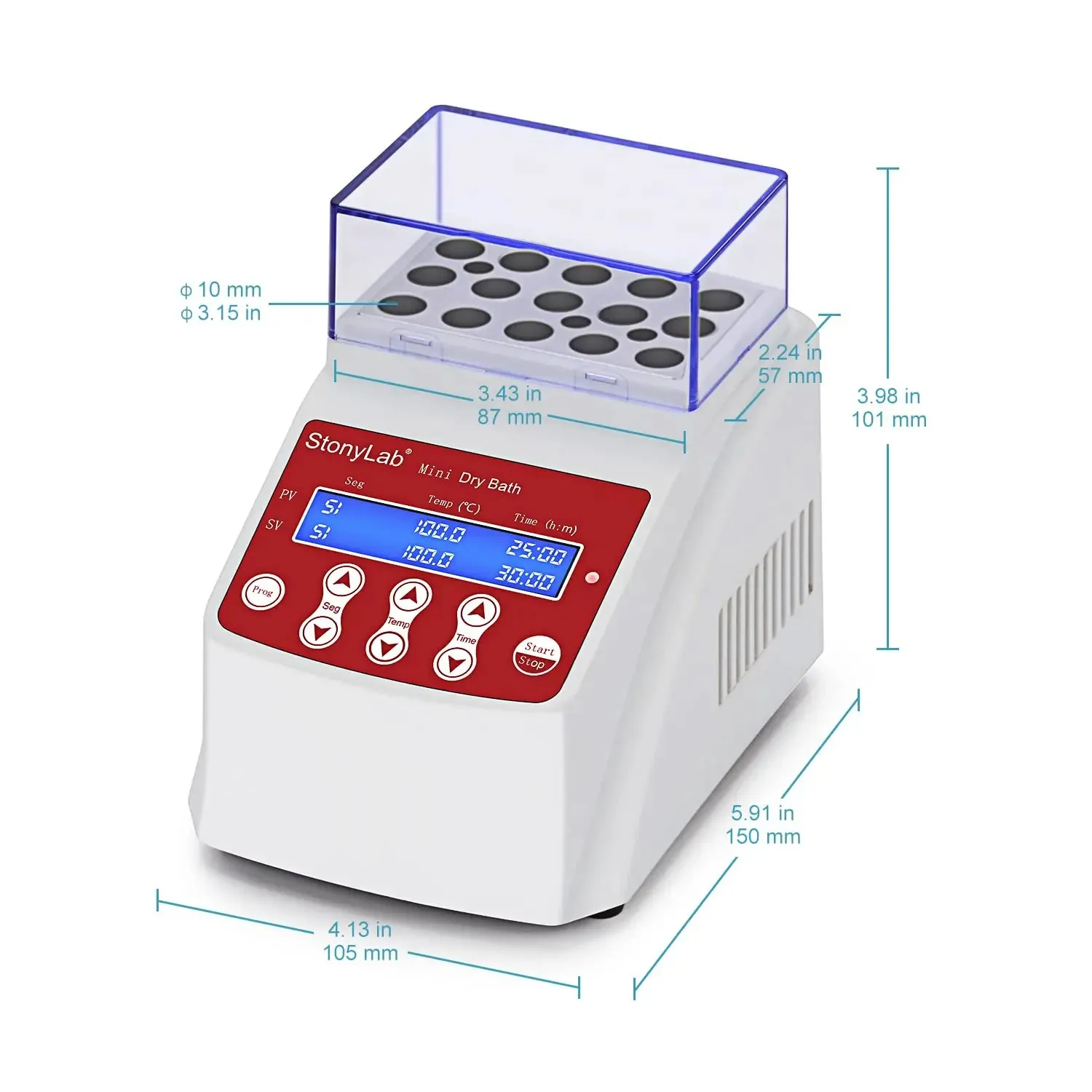 Constant Temperature Metal Bath Incubator, RT 5-100?, 15x2 ml Mould Capacity