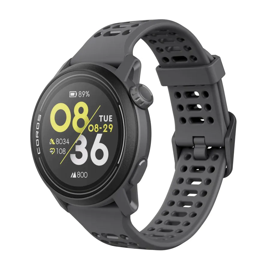 COROS Pace 3 Silicone Strap GPS Sport Watch Black
