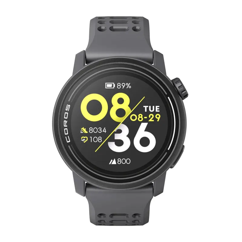 COROS Pace 3 Silicone Strap GPS Sport Watch Black