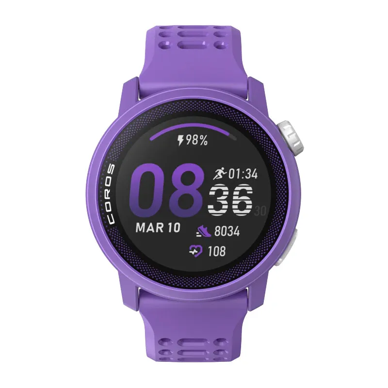 COROS Pace 3 Silicone Strap GPS Sport Watch Violet