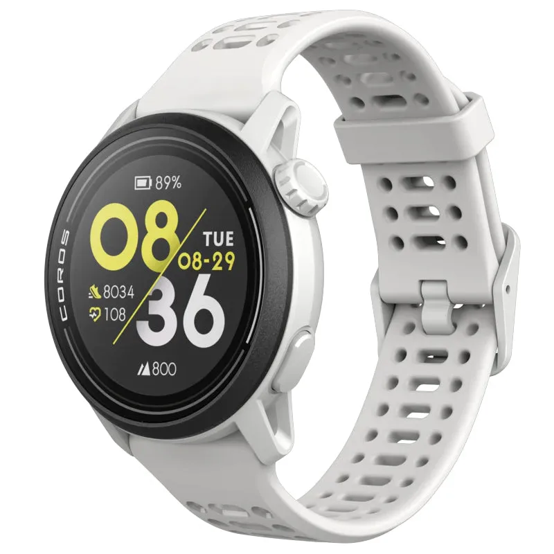 COROS Pace 3 Silicone Strap GPS Sport Watch White