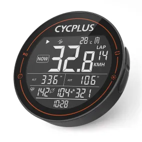 CYCPLUS M2 Wireless Bike Computer GPS Speedometer BT ANT  Cycling Computer Waterproof with Cadence Sensor Heart Rate Monitor