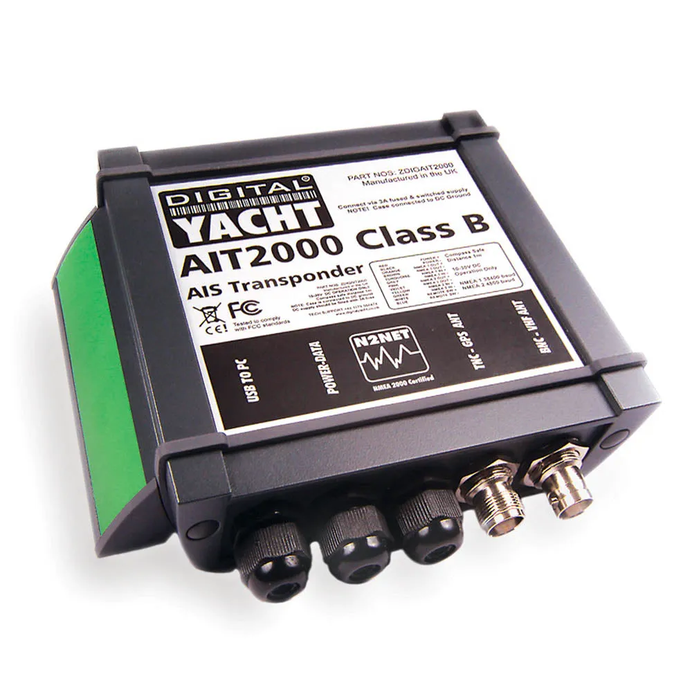 Digital Yacht AIT2000 Class B Transponder w/GPS Antenna Includes Programming Fee [ZDIGAIT2000]