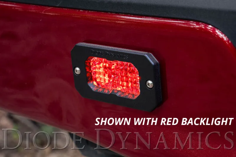 Diode Dynamics Stage Series 2 In LED Pod Sport - White Flood Flush RBL (Pair)