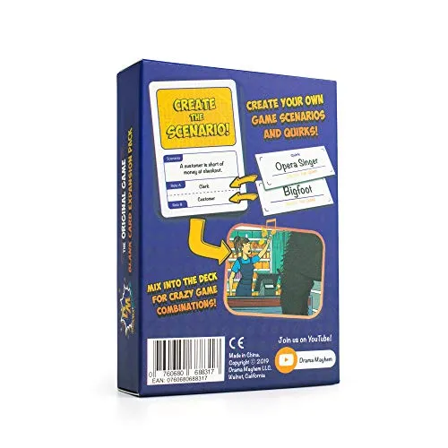Drama Mayhem Family-Friendly Blank Card Expansion Pack