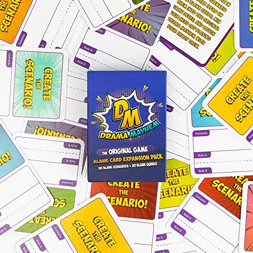 Drama Mayhem Family-Friendly Blank Card Expansion Pack